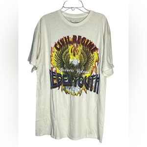 Civil Regime Men's Rebel Youth “Sworn Rulers” Shirt Size Medium NWT